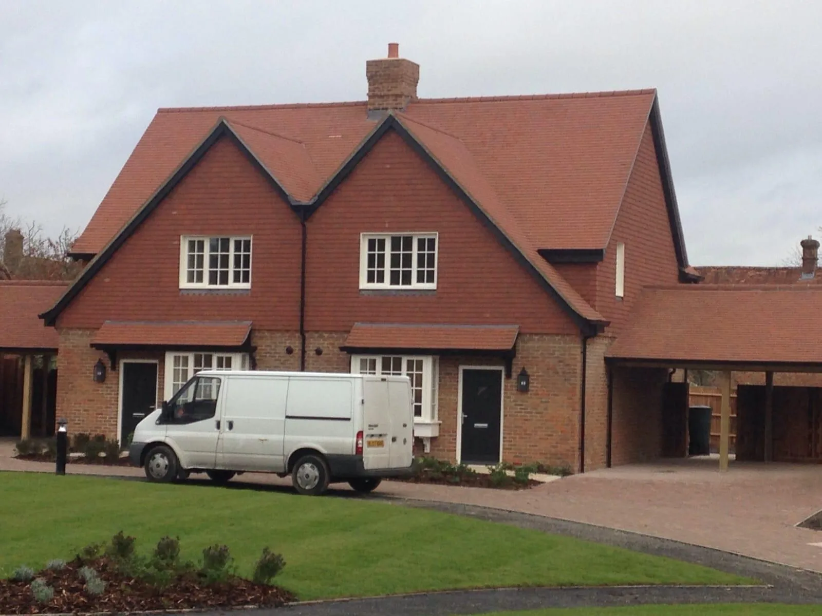 Complete roof replacement underway on a Portsmouth semi-detached property